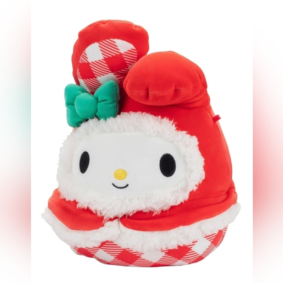- Squishmallows 8" My Melody Official Kellytoy Christmas Plush - Picture 2 of 6